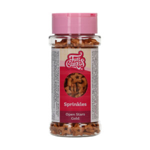 FunCakes Open Stars Gold 50 g