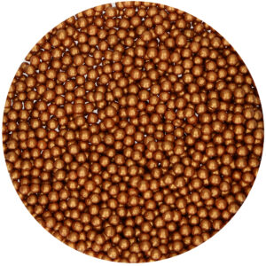 FunCakes Soft Pearls Small Bronze Gold 70 g