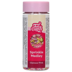 FunCakes Sprinkle Medley Glamour Pink 65g