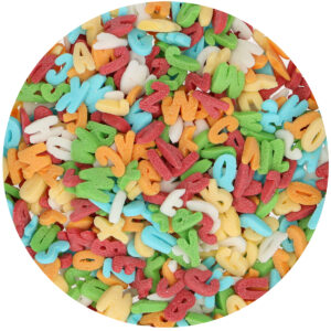FunCakes Sprinkle Mix Rainbow Letters 50g