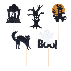 Halloween BOO! Toppers 5-piece set