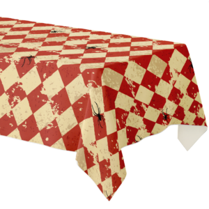 Halloween Freak Show Tablecloth, 137x183 cm