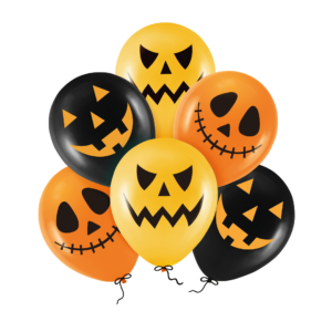 Ilmapallot, Halloween kurpitsat 6kpl