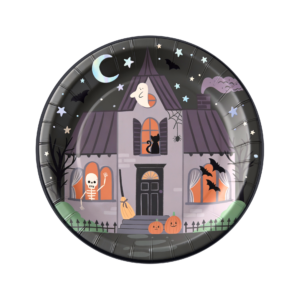 Halloween Spooky Friends Paper Plates, 7 inches, 6-pack