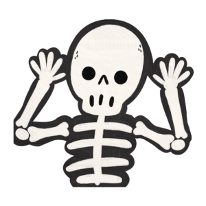 Halloween Spooky Friends Skeleton Napkins, 12-pack
