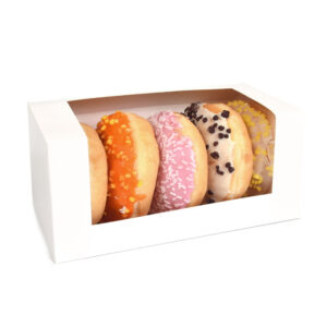 Muffinilaatikko 3kpl, valkoinen (2:lle)