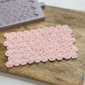 Karen Davies Silicone Mould Sugar Rose Borders