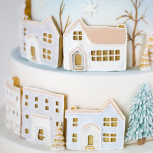 Karen Davies Silicone Mould Winter Village