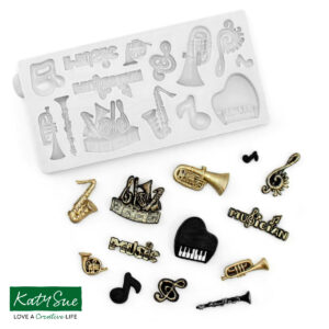 Katy Sue Mould Miniature Music Set