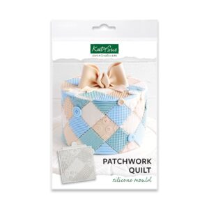 Katy Sue Silicone Mould - Patchwork Quilt  Texture Mat
