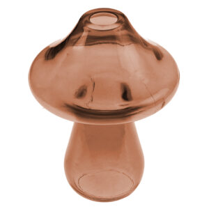Mini vase, mushroom marroon