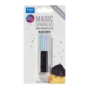 PME syötävä glitter, musta - Black Onyx