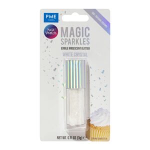 PME syötävä glitter, valkoinen - White Crystal