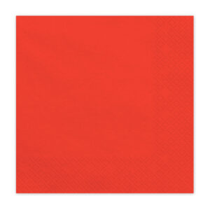 Paper Napkins, red, 33x33 cm
