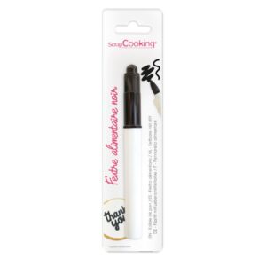 ScrapCooking Edible Ink Black Pen