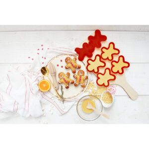 Scrapcooking Silicone Mould Gingerbread Man Set/6
