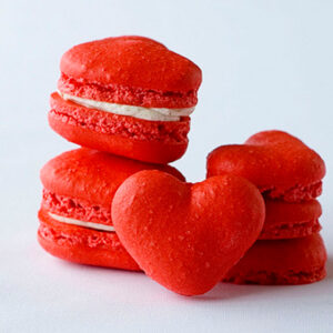 Silikomart Silicone Mat Macaron Heart 30x40cm