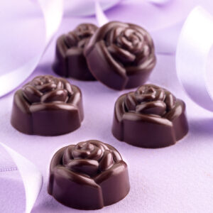 Silikomart Silicone Mould 3D Chocolates Rose