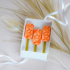 Simply Making Cakesicle Sticks pk/10 - Gold Glitter Mini