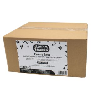 Simply Making Treat Box and Inserts White 16 Cavities pk/100