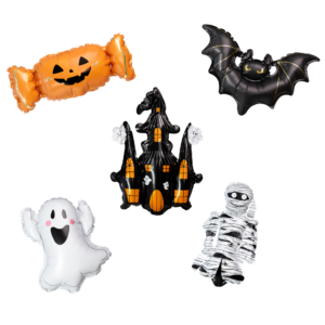 Ilmatäytteiset minifoliopallot, Halloween 5kpl