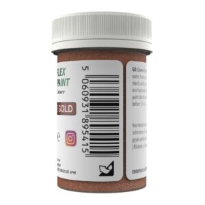 Sugarflair Edible Metallic Paint - Ruby Rose Gold 25ml