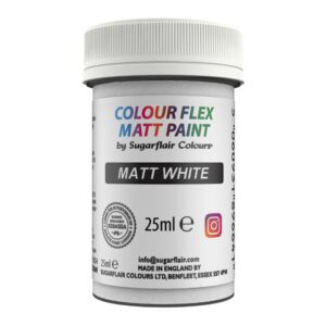 Sugarflair Edible Matt Paint -White- 25 ml