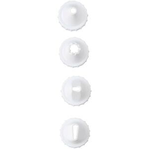 Wilton Decorating Tip Star, Round, Leaf, Petal set/4