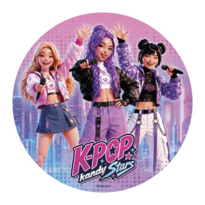 Edible disc K-Pop Kandy Stars