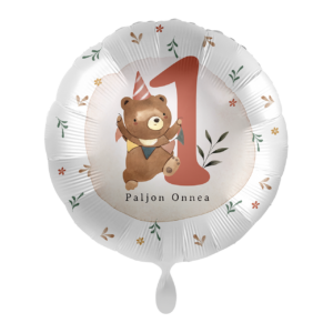 Foliopallo, 1v paljon onnea nalle