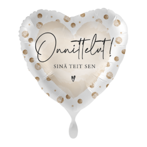 Foliopallo, Onnittelut sinä teit sen!