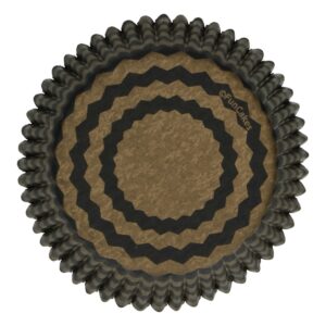 FunCakes Baking Cups Chevron Gold pk/48
