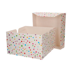 FunCakes Cake Box Confetti 25x25x15cm pk/1