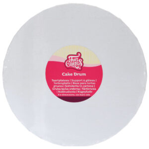 FunCakes Cake Drum Round Ø25cm White 20mm