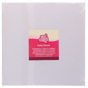 FunCakes Cake Drum Square White 27,5cm