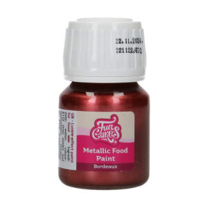 FunCakes Metallic Food Paint Bordeaux 30ml