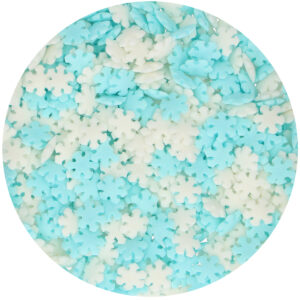 FunCakes Snowflakes White/Blue 150g