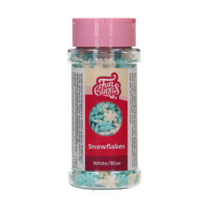 FunCakes Snowflakes White/Blue 50 g