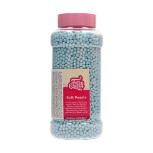 FunCakes Soft Pearls 5mm Light Blue 600g