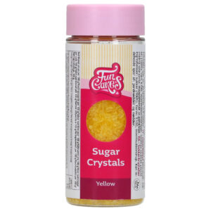 FunCakes Sugar Crystals Yellow 80g