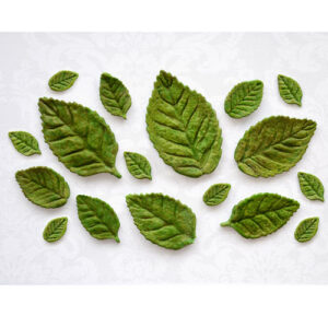 Katy Sue Silicone Mould Rose Leaves