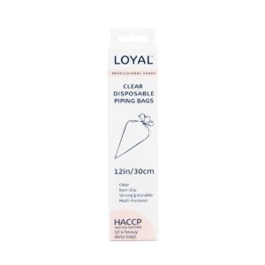 LOYAL Disposable Piping Bags Clear 30cm pk/10