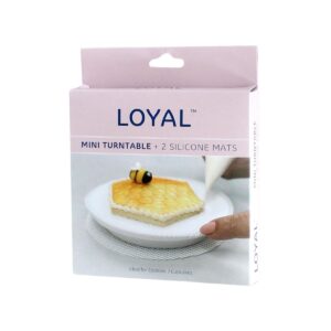 LOYAL Mini Turntable Ø 12,4cm + 2 Silicone Mats