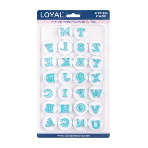 LOYAL Plunger Cutter set Mini Alphabet Upper Case set/26