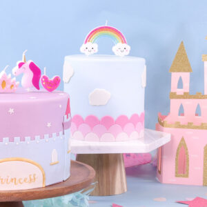 PME Candle Topper Glitter Rainbow