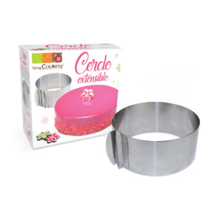 ScrapCooking Cake Ring Adjustable S/S Ø16-30cm
