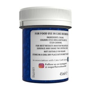 Sugarflair Sugar Crystals Electric Blue 40g