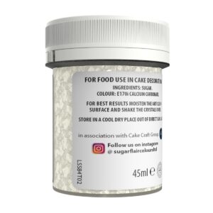 Sugarflair Sugar Crystals White 40g