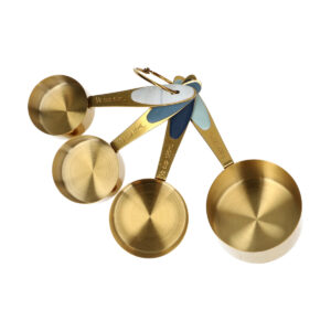 Wilton Gold Metal Measuring Cups set/4