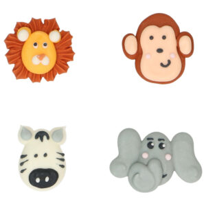 Wilton Sugar Decorations Safari Animals set/8